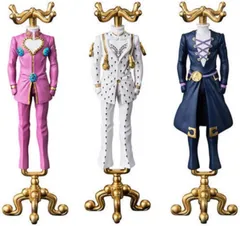 カプセルトルソー ジョジョの奇妙な冒険 黄金の風01 × 全3種セット コンプリート フルコンプ ガチャガチャ カプセルトイ 1. レオーネ・アバッキオ  2. ジョルノ・ジョバァーナ  3. ブローノ・ブチャラディ