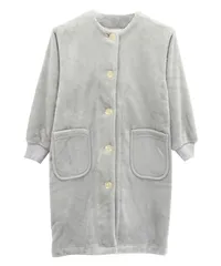 [ON NISHIKI] ガウン 子ども キッズ 冬 着る毛布 もこもこ あったか ウルトラマイヤー 長袖 前開き ロング丈 女の子 男の子 男女兼用 ルームウェア 部屋着