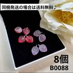 ハンドメイド素材　パーツ　チャーム　8個