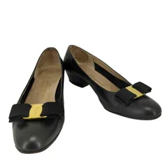 サルヴァトーレフェラガモ Salvatore Ferragamo リボンパンプス レディース  6 1/2