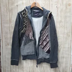 11 S00242  Desigual  デシグアル 切替 ニットパーカー Lサイズ  衣類  メンズ
