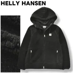 ヘリーハンセン HELLY HANSEN ファイバーパイル フーディー パーカー フリースジャケット ボアジャケット L ブラック レディース ♪