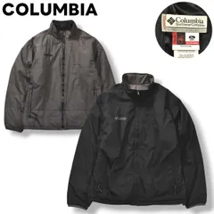 古着 コロンビア COLUMBIA Sylvan Jacket シルヴァン ジャケット リバーシブル ブルゾン アウター 秋冬 中綿入り Y2K XL ブラック／グレー メンズ