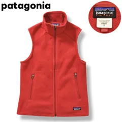 パタゴニア patagonia シンチラ SYNCHILLA フリース ベスト ブルゾン ジャケット アウトドア S レッド レディース ♪