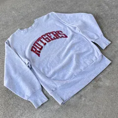80's USA製 Champion REVERSE WEAVE RUTGERS sweat.  古着 アッシュグレー　Ｍ　チャンピオン　リバースウィーヴ　USA スウェット　トレーナー