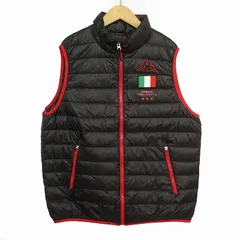 カッパ kappa ゴルフ ダウンベスト KG552OT43 LL ブラックレッド