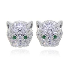 残り1点☆4連 CZ ダイヤモンド 四つ葉のクローバー リング レディース