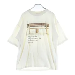 NO BRAND (ノーブランド) Forrest Gump フォレスト・ガンプ 両面プリント 半袖カットソーTシャツ ホワイト