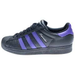 adidas Originals (アディダスオリジナルス) Superstar W 133027309 スーパースター ローカットスニーカー ブラック/パープル
