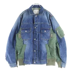 値下sacai デニムジャケット ma-1 2.3 サンプル品 sacai/サカイ】Denim x MA-1 Jacket【買取入荷情報】 | カインドオル