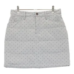 サイズ：S ADIDAS GOLF アディダスゴルフ  ダウンスカートドット柄  グレー系 [240101494114] ゴルフウェア レディース ストスト