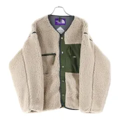 THE NORTH FACE PURPLE LABEL (ノースフェイスパープルレーベル) 22AW Wool Boa Fleece Field Cardigan Beige ウール ボア フリース フィルド カーディガン NA2250N