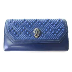 ブルガリ　セルペンティ　長財布　ブルー 2025年最新】ブルガリ セルペンティ 財布の人気アイテム - メルカリ