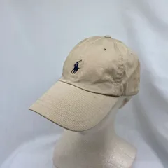 ポロラルフローレン　キャップ　ベージュ　Polo Ralph Lauren　メンズ　キャップ