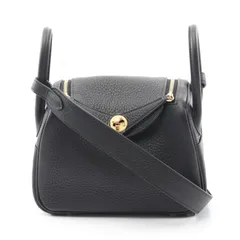 エルメス HERMES ショルダーバッグ リンディ ミニ ブラック その他 リンディミニ ブラック レディース 未使用