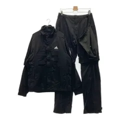 サイズ：O ADIDAS GOLF アディダスゴルフ S0974 2WAY レインウェア セットアップ  ブラック系 [240101552853] ゴルフウェア メンズ ストスト