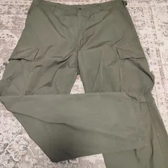 米軍　軍用服　CA BUFFALO APPAREL　トラウザー　カーゴパンツ　カーキ　90s　ミリタリーパンツ　L　中古　古着