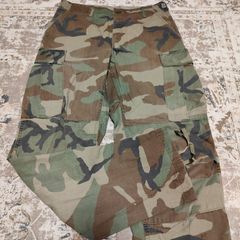 80s 米軍実物 プロッパー社製 BDUカーゴパンツ S-R 迷彩 ウッドランド