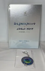 ▲M270-76　ポケモン　レジェンズ　ZA　アートブック　メガストーンキーホルダー　ポケモンセンター　特典　ポケットモンスター