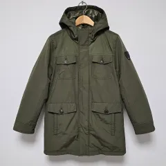 アウター キッズ 152 トミーヒルフィガー ダウン ジャケット カーキ