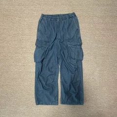 BEAMS ビンテージ カーゴ デニム ワイドパンツ