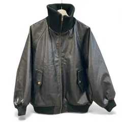 Java ジャバ フェイクレザージャケット jv1070055 総裏 ポケット付 裾リブ ブラック 黒 size M レディース 冬 ゴーゴー古着マルイ草加店2529