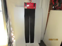 婦人160Dふわっとあったか裏起毛レギンス　クロ JM～L　ヒップ95～113ｃｍ