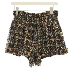 ミュベール muveil Muguet Fifth Avenue ショートパンツ  サイドファスナー ツイード ラメ 36 S マルチカラー /KQのサムネイル