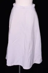 マーガレットハウエル MARGARET HOWELL スカート 18SS HIGH TWIST COTTON LINEN フレア ひざ丈 コットン 1 ホワイト 578-8132017 /TK