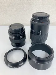 ￥4【動作未確認】【2点セット】ズームレンズ MINOLTA AF ZOOM 100-300mm F4.5-5.6　MINOLTA AF ZOOM 24-50mm F4【カメラ】【1】