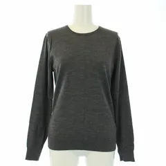 イッツインターナショナル I.T.'S. international ニット セーター クルーネック 長袖 ウール M グレー /TK ■AC