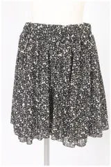 ナチュラルビューティーベーシック NATURAL BEAUTY BASIC プリント フリル スカート /SS