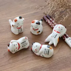 【箸置き】送料無料 招き猫 猫箸置き 可愛い 猫 陶器 箸枕 和食器 家族用 カトラリーレスト カトラリー 卓上小物 キャット ギフト ネコ ねこ 猫グッズ 猫雑貨 cat