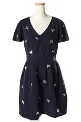 チェスティ Chesty ビジュー 装飾 切替 ワンピース /ek0423