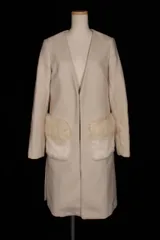 ミコアメリ フェイクファー ポケット コート /nn0423