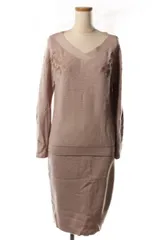 マイストラーダ Mystrada 16AW 刺繍 ニット スカート セットアップ /ek0417