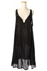 マカフィー MACPHEE トゥモローランド 16SS コットンノースリーブ レース ワンピース /au0417