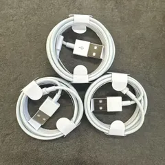 3本 純正品質 iPhone 充電器 ライトニングケーブル 1m 新品