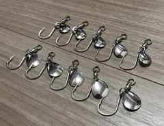 【訳あり】 ブレードジギング用フック 10個セット 2/0 3/0 メタルジグ コロラド