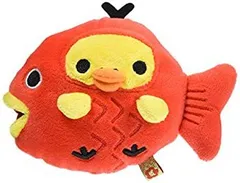 【中古】「未使用品」リラックマ　お正月ぬいぐるみ　キイロイトリ