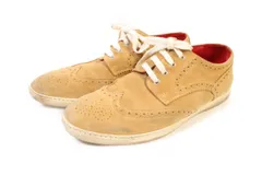 トリッカーズ TRICKER'S ジュンヤワタナベマン コムデギャルソン JUNYA WATANABE MAN COMME DES GARCONS シューズ スニーカー スウェード ウイングチップ M ベージュ M5633 ahm0521のサムネイル