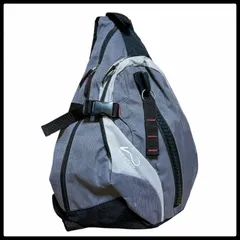 RANGER レンジャー y2k 00s ワンショルダーバッグ グレー ブラック ボディバッグ ナイロン スリングバッグ 外観◯内部劣化部分有り