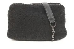 B&Y ユナイテッドアローズ BEAUTY&YOUTH ビューティー&ユース ボア ショルダー バッグ /yy0524のサムネイル