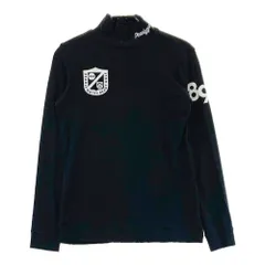 サイズ：0 PEARLY GATES パーリーゲイツ  ハイネック 長袖Tシャツ  ブラック系 [240101566589] ゴルフウェア レディース ストスト