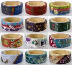 【中古】シール・ステッカー 全12種セット 「ジョジョの奇妙な冒険 JOJO WORLD Quizzes マスキングテープ」