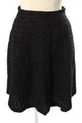 マーリエパーエフデ Maglie par ef-de 17AW ラメ ツイード フレア スカート /hn0514