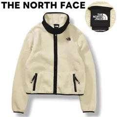 【美品】 ノースフェイス THE NORTH FACE ボア フリース ジャケット S アイボリー アウトドア ウェア ジャンパー レディース ♪
