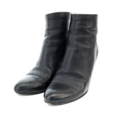 ペリーコ PELLICO ショートブーツ レザー 36 23cm 黒 ブラック /AK6
