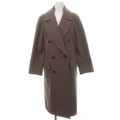 B&Y ユナイテッドアローズ BEAUTY&YOUTH ビューティー&ユース HAMILTON WOOL MIX ロングPコート アウター ウール S 茶 ブラウン /YQ ■OS