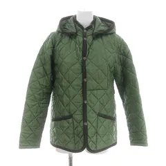 ラベンハム LAVENHAM キルティング フードジャケット 36 緑 グリーン /DF ■OS